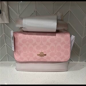 NWT COACH powder Pink klare Crossbody Bag
